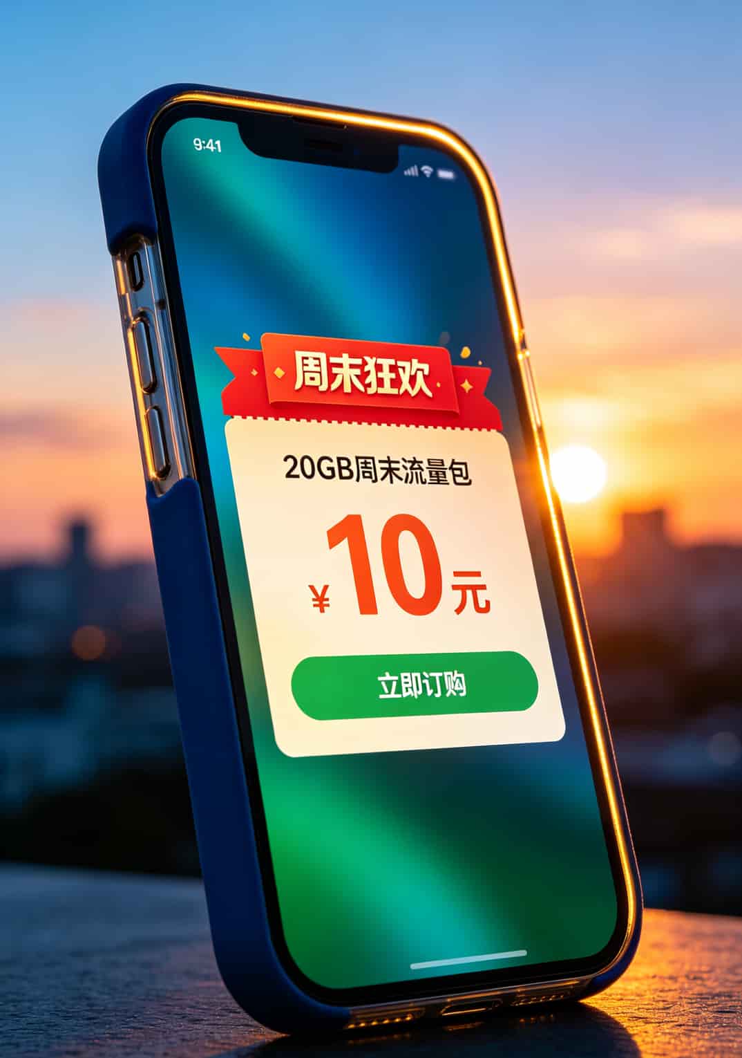 办流量卡办理折腾6次亏了800,这篇全攻略让你一次选对(附平板插卡+副卡共享) 运营商App周末流量包购买界面截图