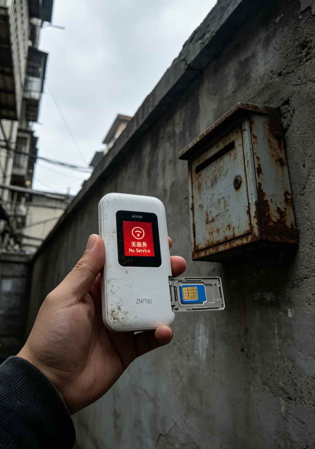 一张便宜移动流量卡把我折腾了三个月,中兴随身WiFi用户别学我(实测推荐) 中兴MF79U插卡后显示无服务的手机翻拍