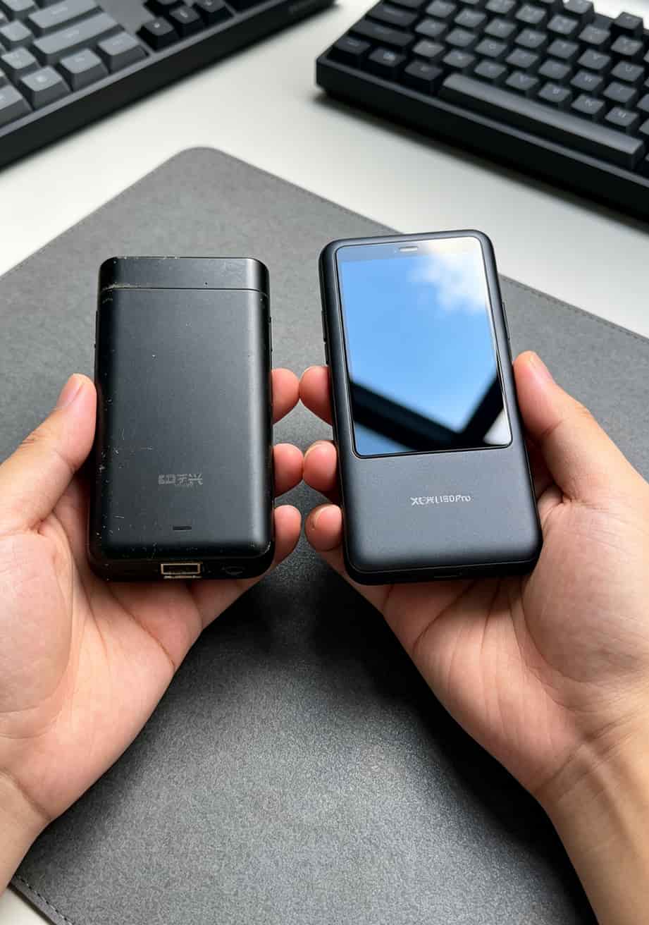 一张便宜移动流量卡把我折腾了三个月,中兴随身WiFi用户别学我(实测推荐) 中兴MF920和U50 Pro外观对比实拍