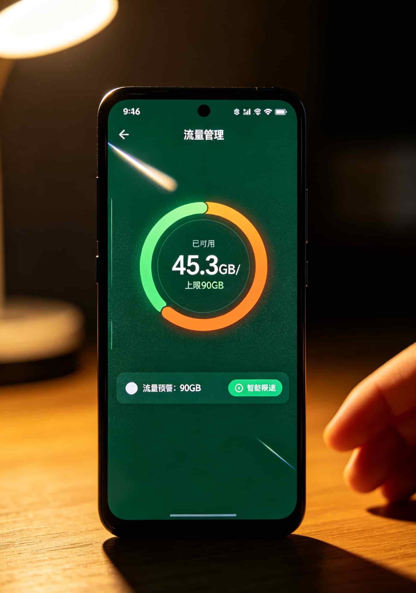一个跑过几十个城市的老通信人跟你聊:中兴随身WiFi和便宜的流量卡,这样搭最省钱 中兴后台流量管理界面,显示已用45GB,上限90GB