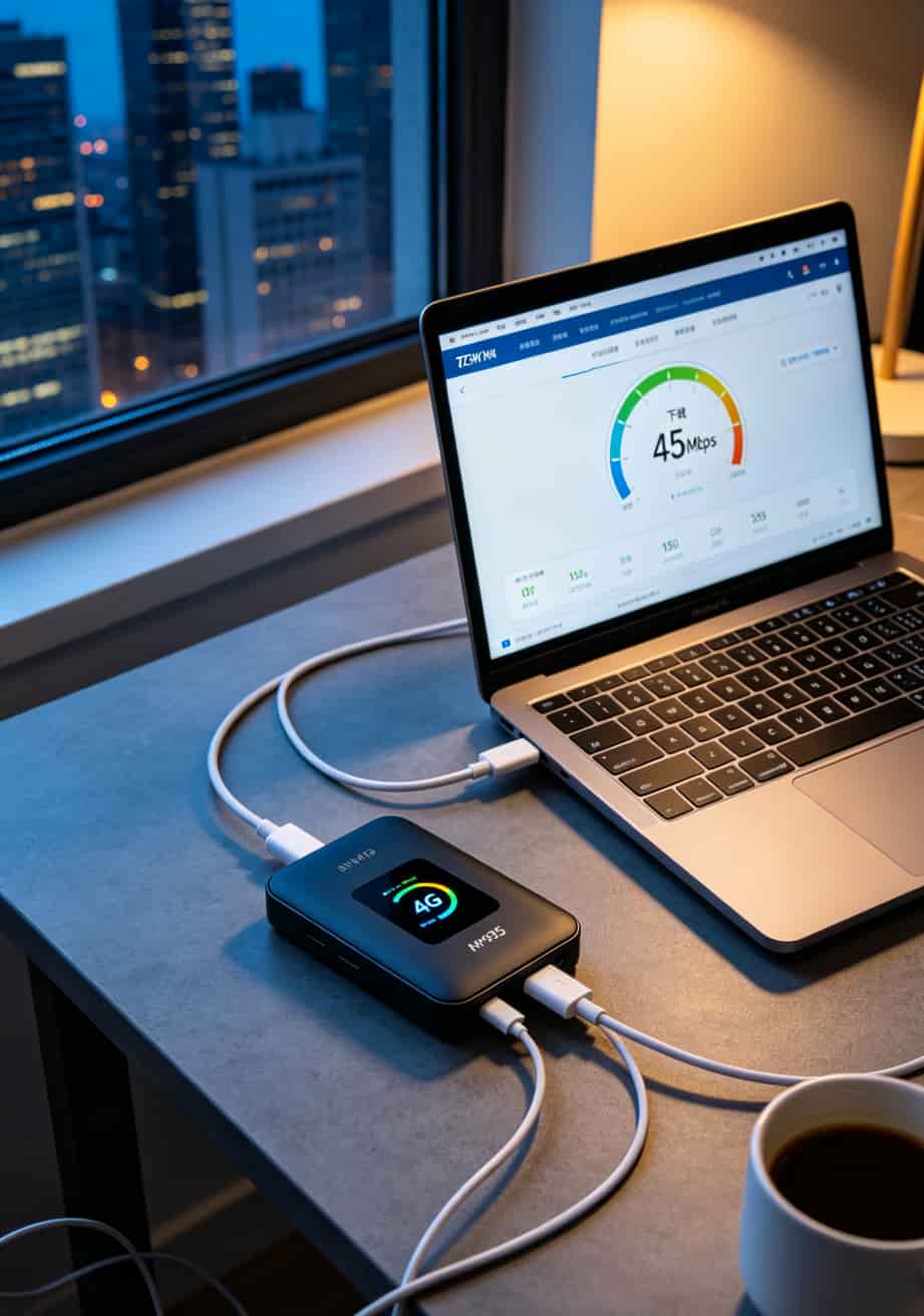 10g流量卡多少钱一张?我跑了三个月实测,别被9块9忽悠了 中兴随身WiFi搭配流量卡实测现场